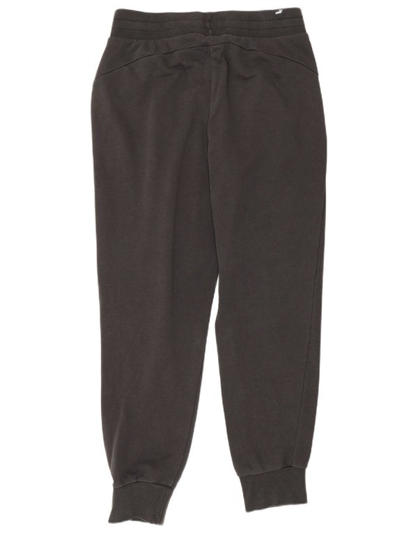 Puma Womens Tracksuit Trousers Joggers UK 14 Medium  Black Cotton