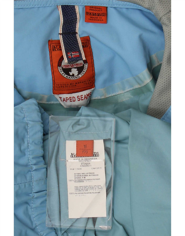 Giacca anorak grafica da bambino Napapijri 15-16 anni in poliammide blu