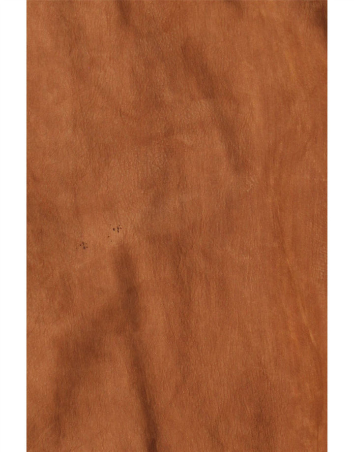 Cappotto in pelle da uomo VINTAGE UK 42 XL Marrone