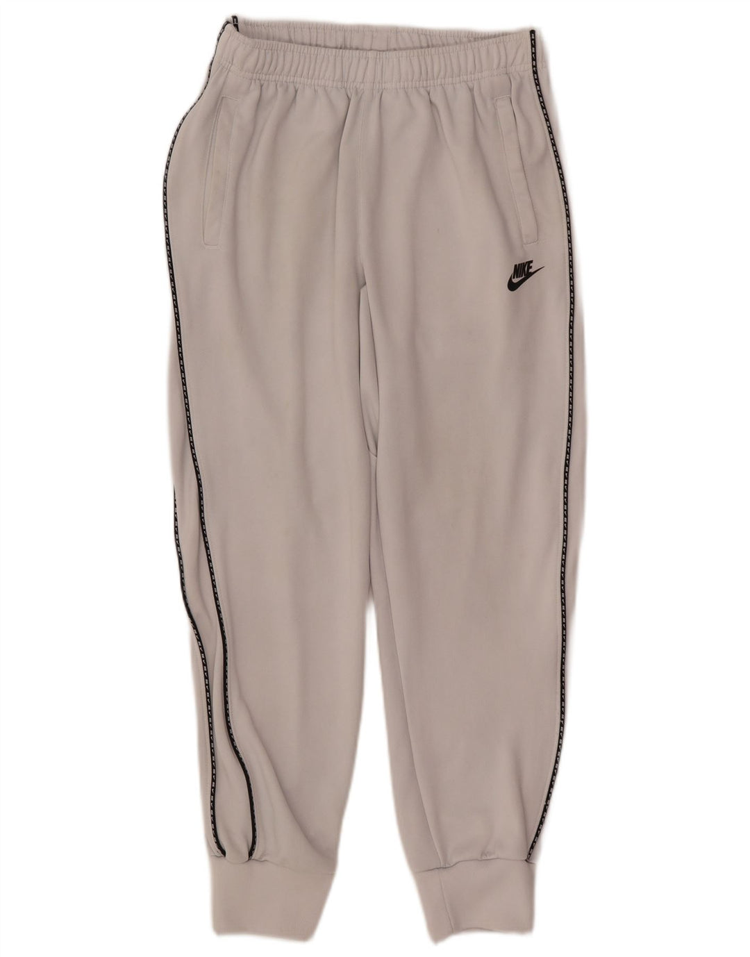Pantaloni da tuta da uomo Nike Joggers piccoli bianchi in poliestere