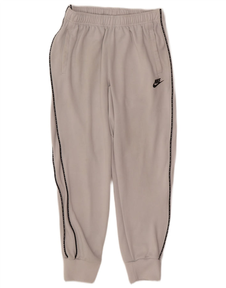 Pantaloni da tuta da uomo Nike Joggers piccoli bianchi in poliestere