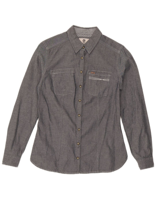 Camicia slim fit da donna Timberland Earthkeepers US 4 Small in cotone grigio