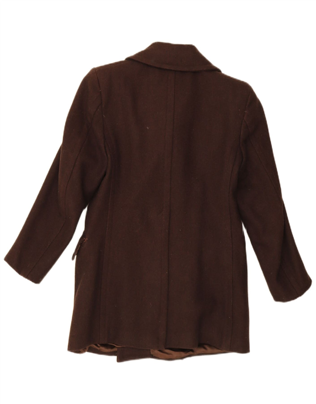 Cappotto doppiopetto vintage da uomo IT 46 piccolo marrone