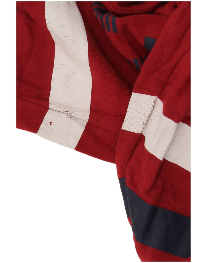 Felpa grafica da uomo Superdry Maglione piccolo rosso in cotone color block