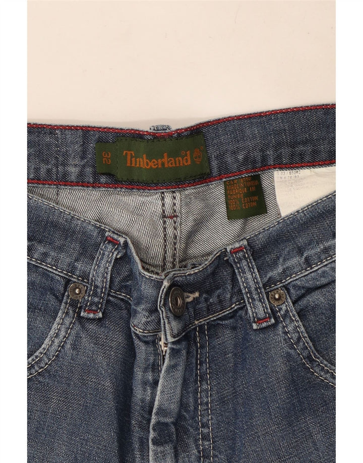 Jeans dritti da donna Timberland W32 L29 cotone blu