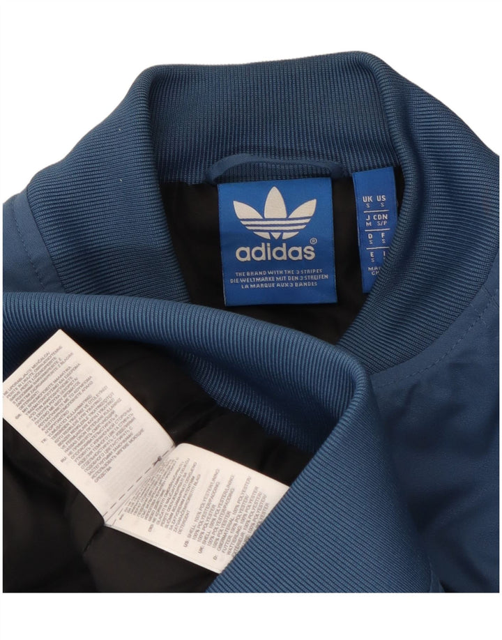 Giubbotto bomber da uomo Adidas UK 36 piccolo poliestere blu