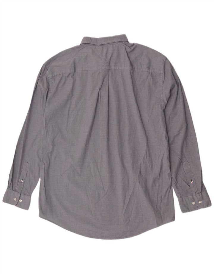 Camicia da uomo Tommy Hilfiger 2XL blu pied de poule