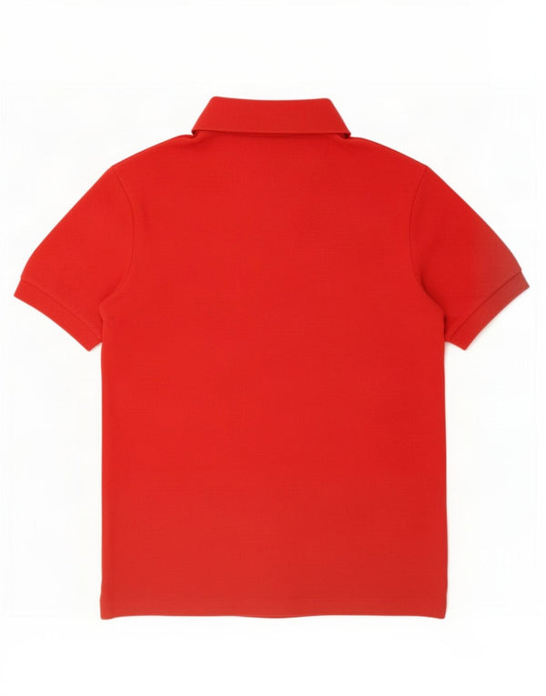 Polo da uomo Lacoste taglia 2 XS in cotone rosso