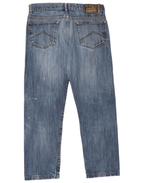 Jeans dritti regolari da uomo Carrera 710 W34 L28 cotone blu