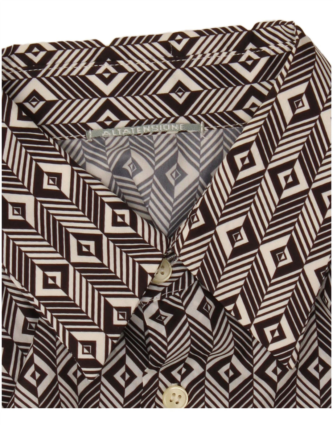 Maglia Uomo ALTATENSIONE Media Nera Geometrica