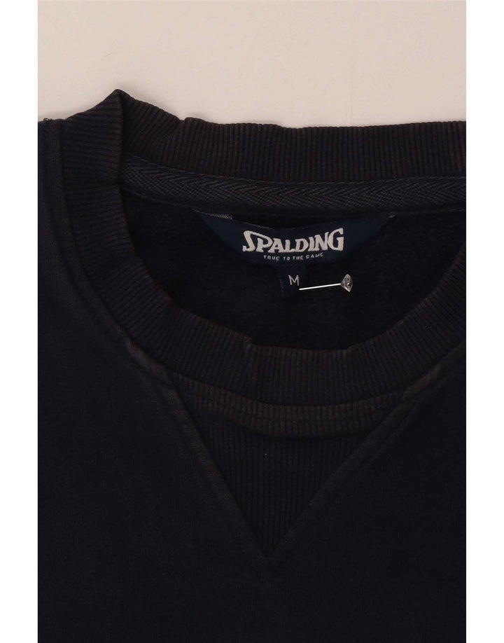 Felpa da uomo Spalding maglione medio blu navy
