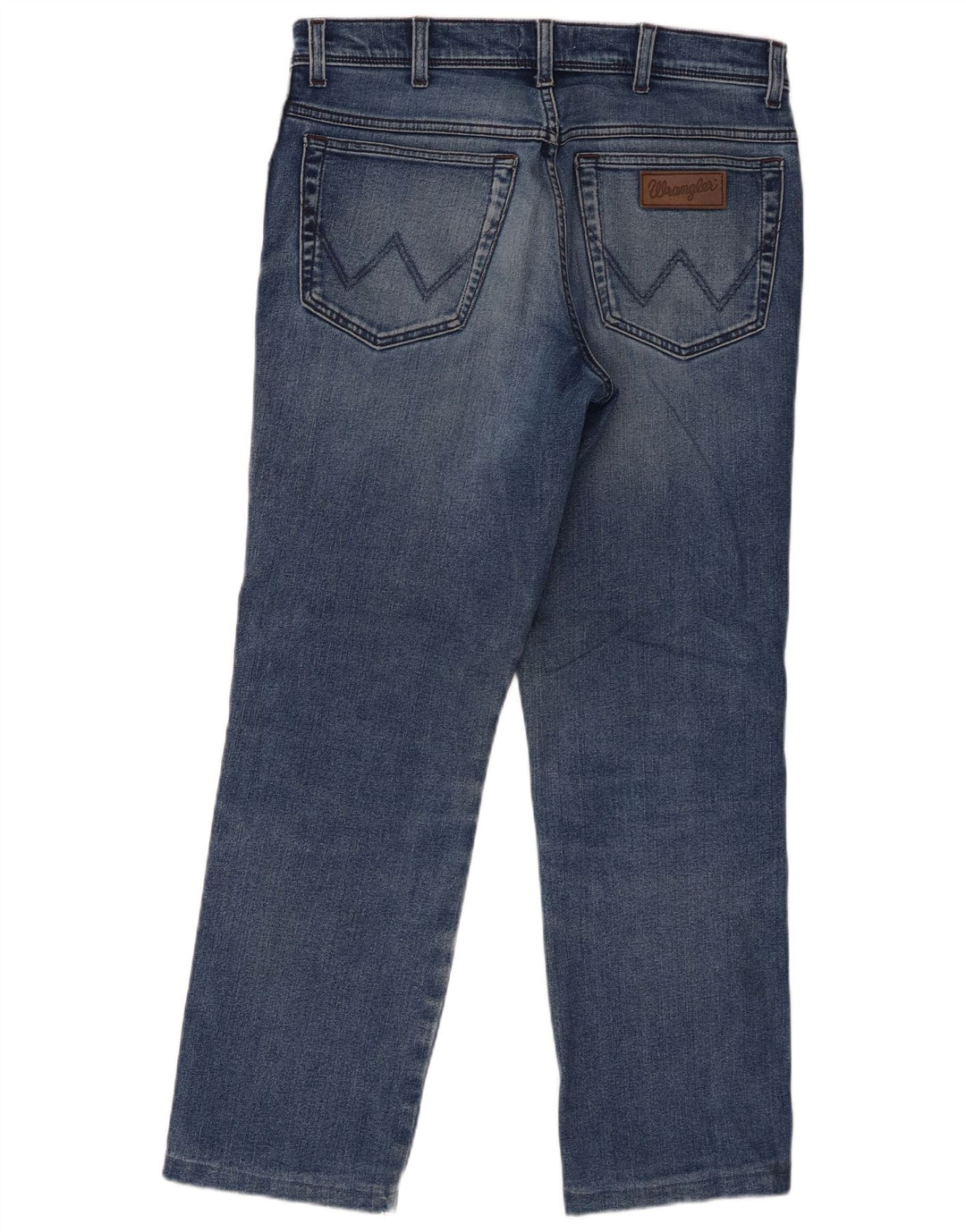 Jeans dritti da uomo Wrangler Texas W34 L29 cotone blu