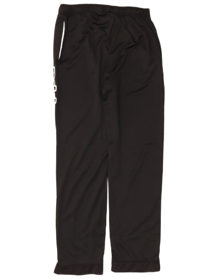 Pantaloni da tuta con grafica Kappa da donna, grandi, in poliestere nero