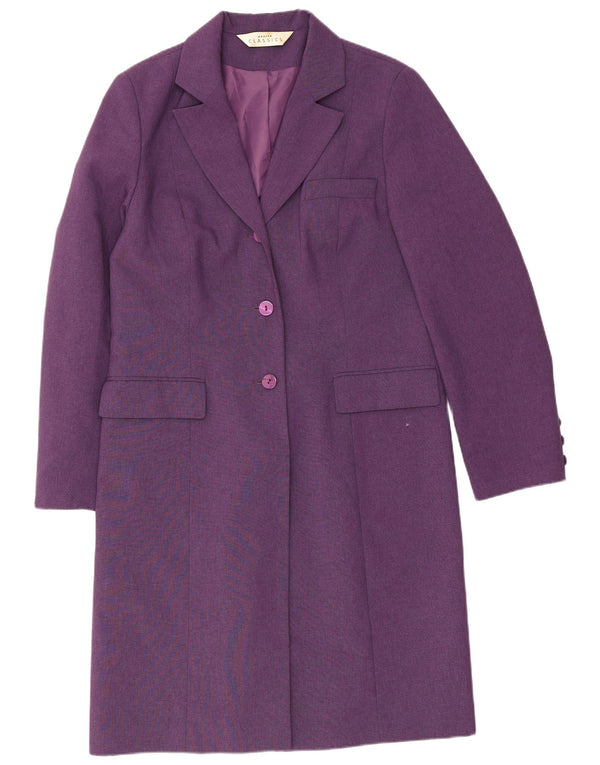 Cappotto da donna Modern Classics UK 12 Poliestere viola medio