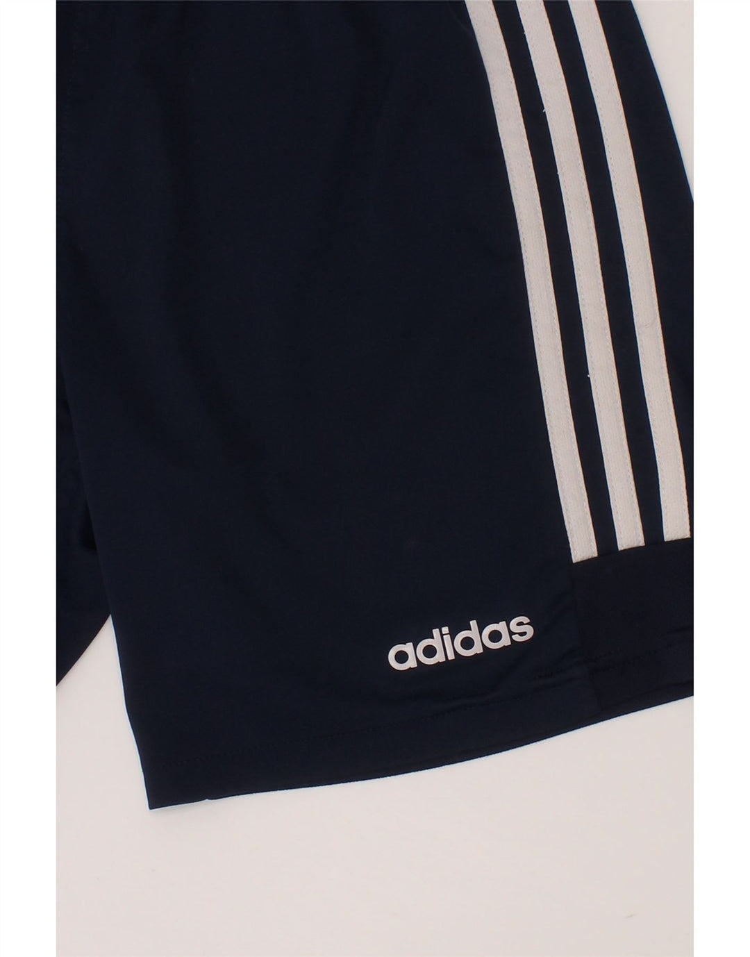 ADIDAS Boys Sport Shorts 9-10 Years  Navy Blue Vintage Adidas and Second-Hand Adidas from Messina Hembry 