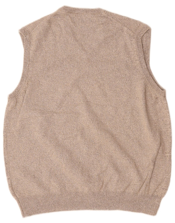 Canotta da uomo Marks & Spencer in cotone beige medio