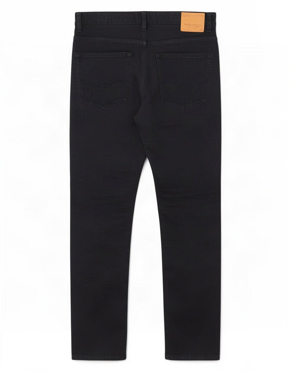 Pantaloni casual slim fit da uomo Jack & Jones W36 L34 cotone blu navy