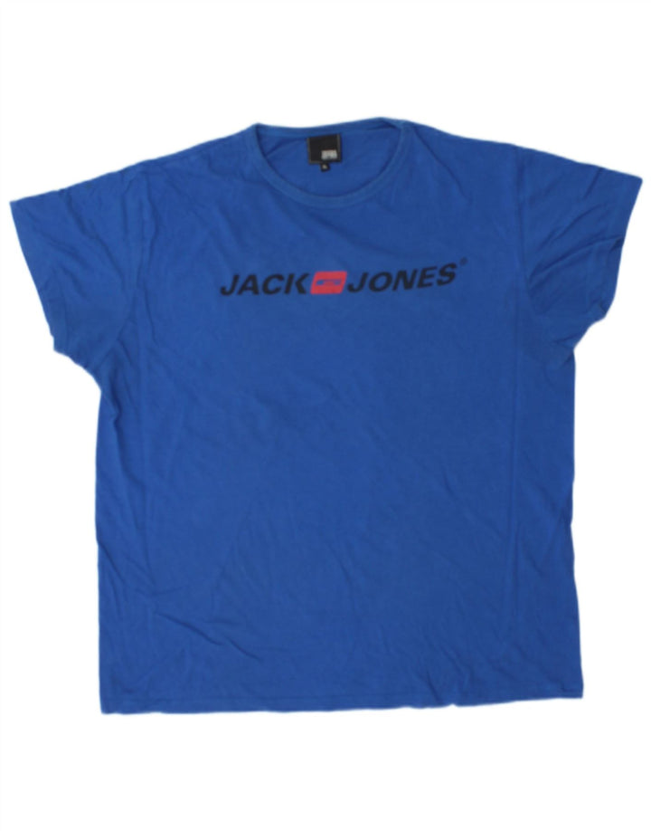 JACK & JONES T-shirt grafica da uomo XL Blu