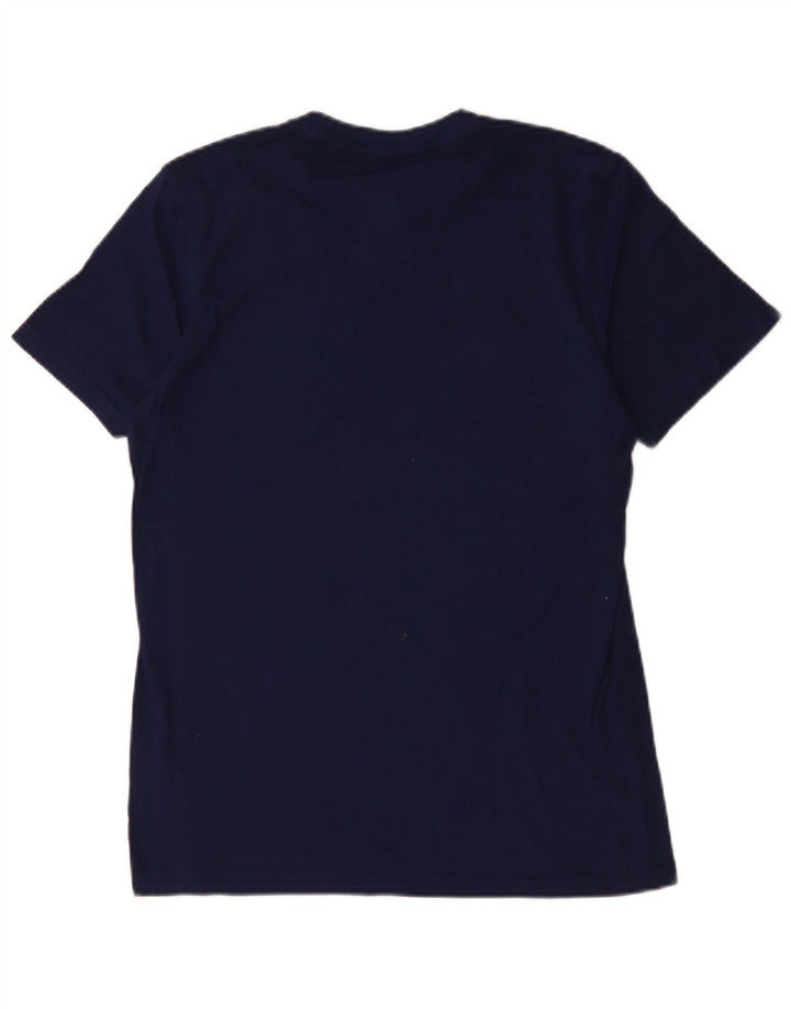 Maglietta Adidas da Uomo Top Piccola Blu Navy Cotone