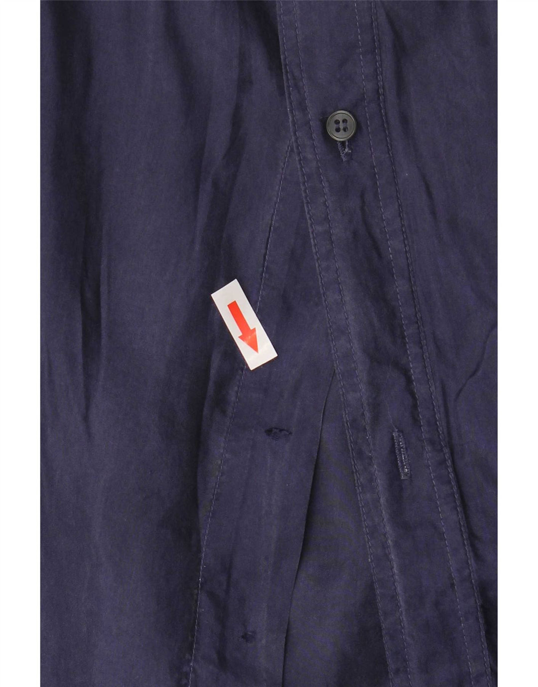 Camicia da uomo Robert Stock XL in seta blu navy
