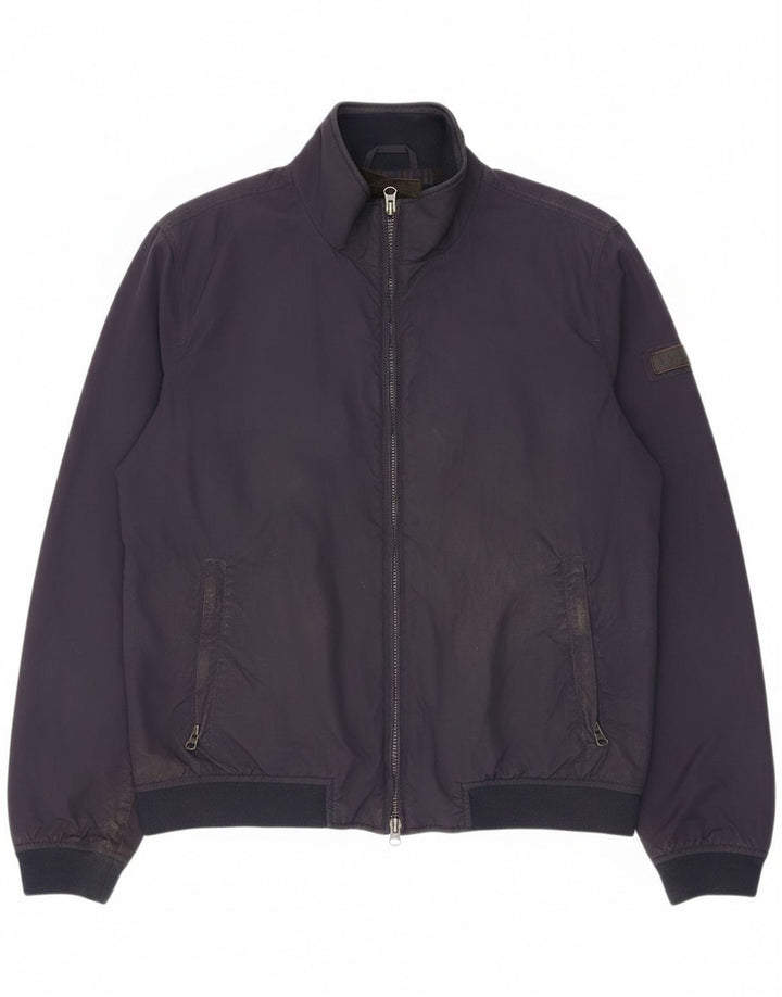 Giubbotto bomber da uomo Woolrich UK 40 Large blu navy in poliammide