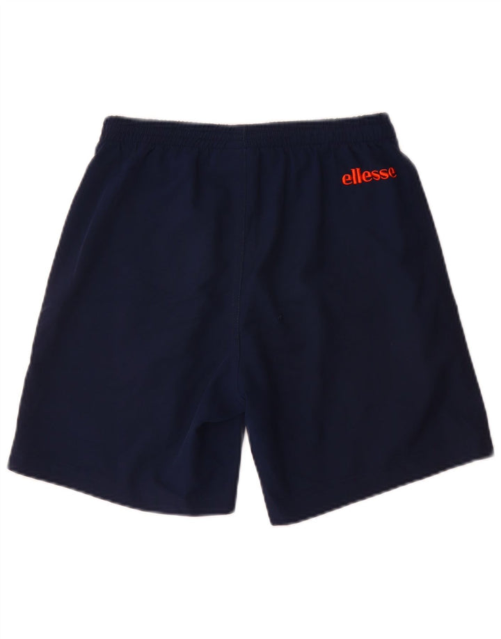 Pantaloncini sportivi da ragazzo Ellesse 11-12 anni in poliestere blu navy