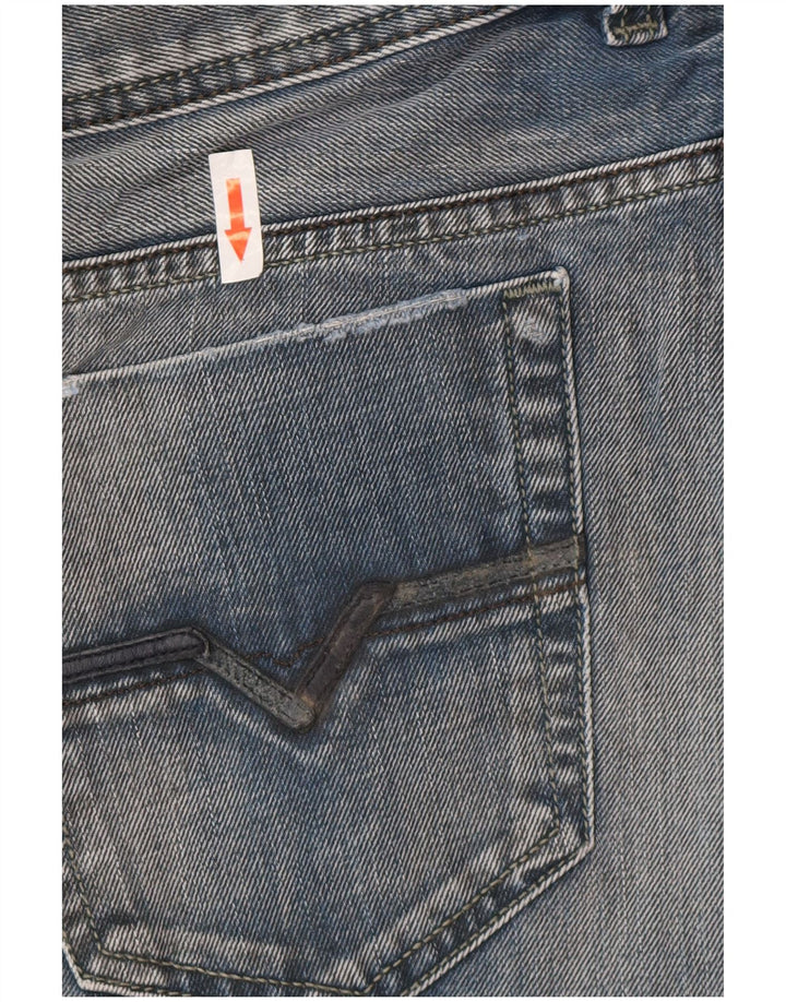 Jeans dritti da uomo Diesel W33 L34 cotone blu