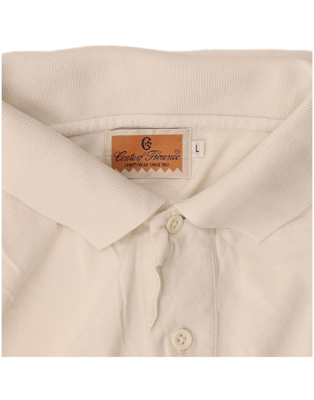 Polo da uomo Conte of Florence Large Bianca