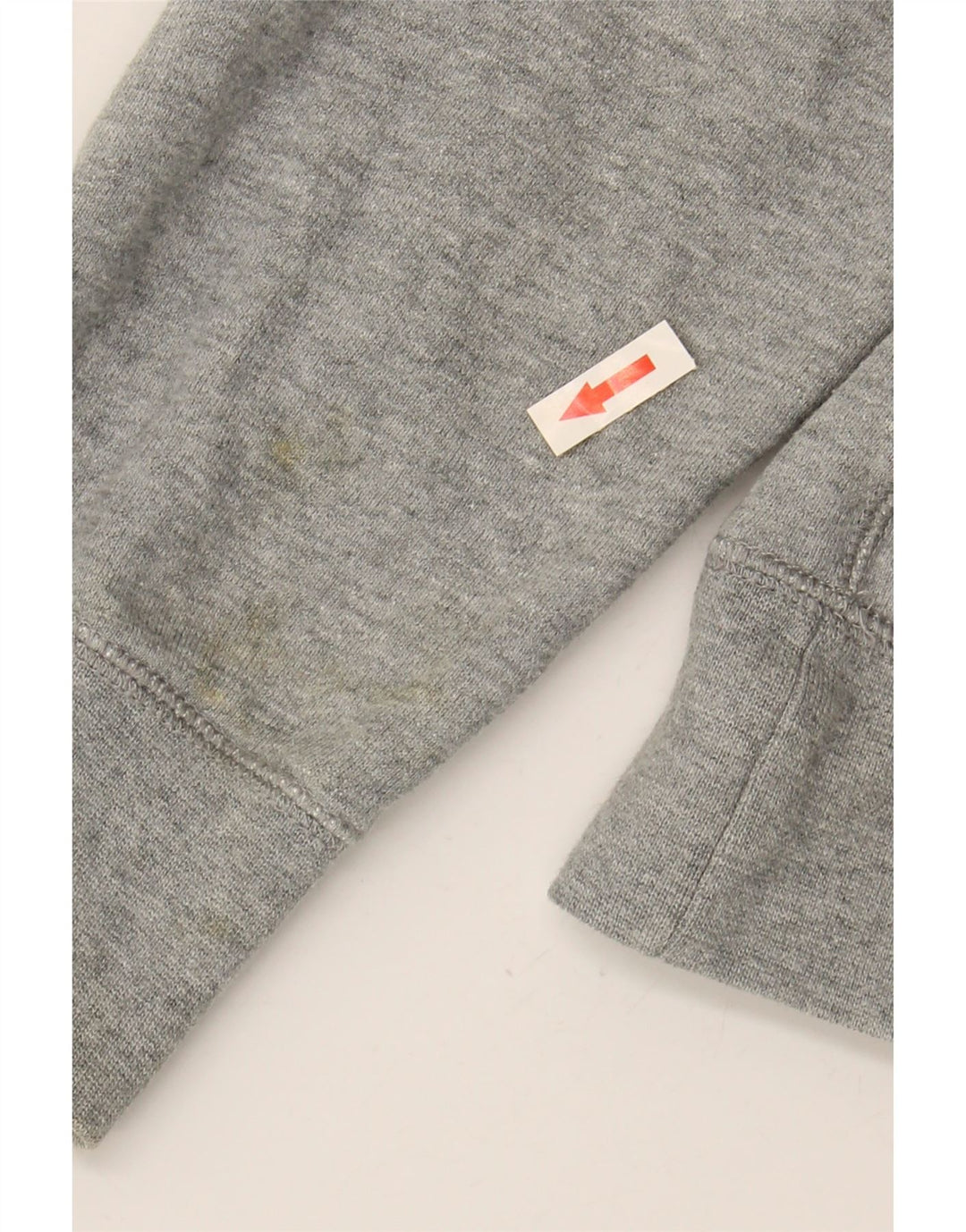 Felpa con cappuccio da uomo NIKE grande in cotone grigio