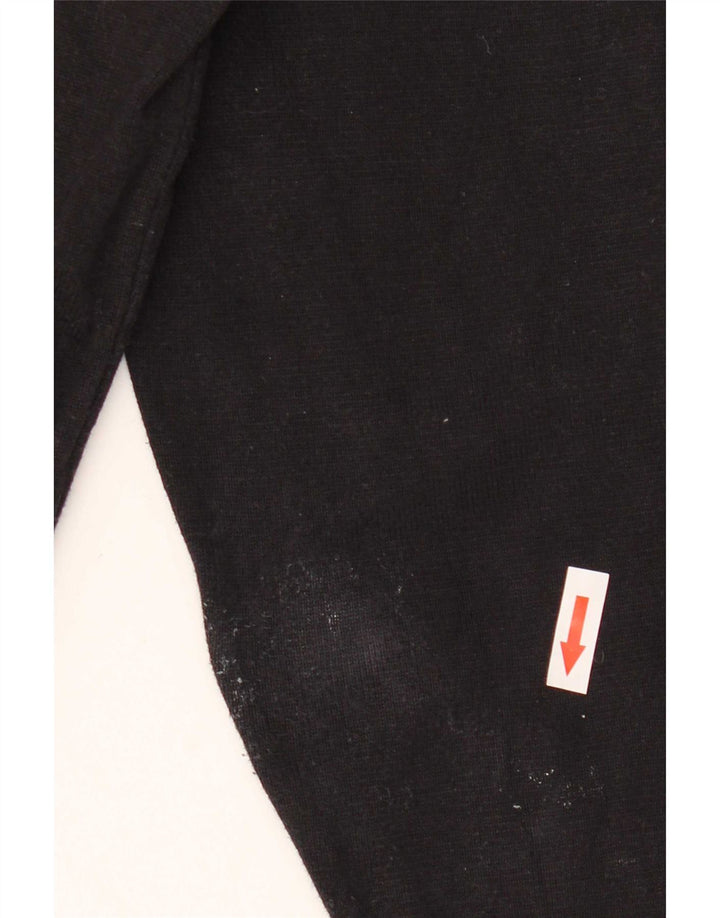 Top Zara da donna a maniche lunghe UK 16 grande nero
