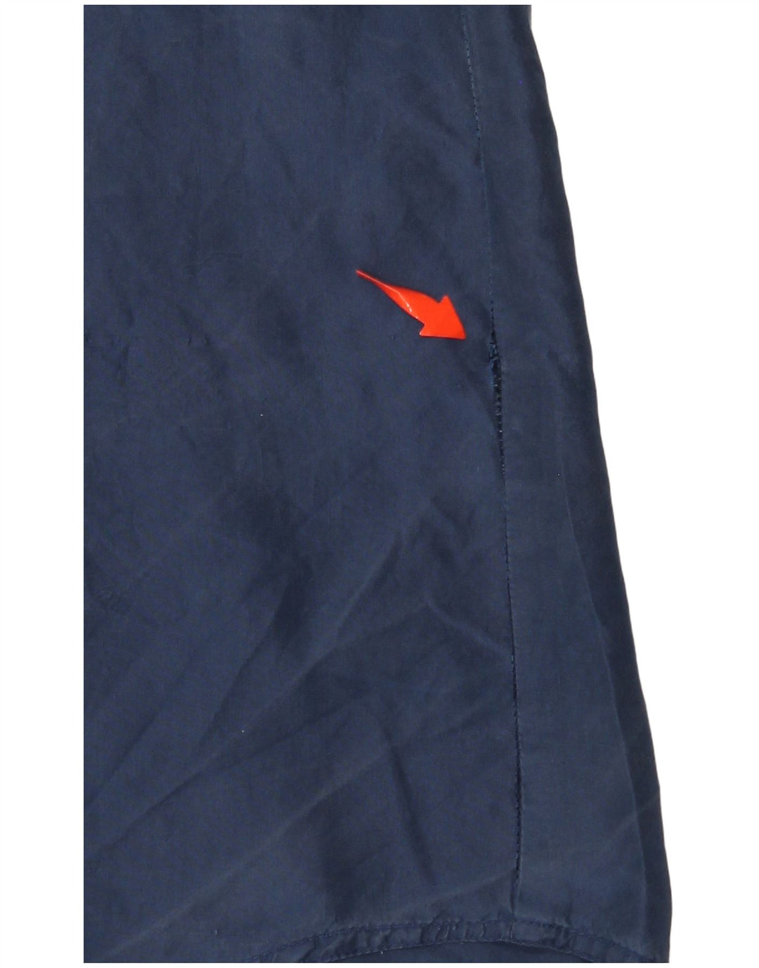 Camicia oversize da donna VINTAGE UK 10 piccola seta blu navy