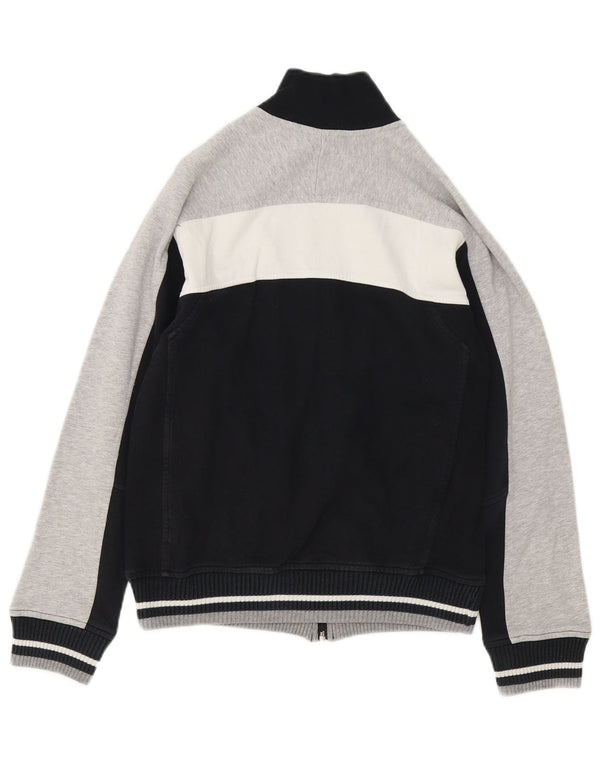 Giacca da tuta da donna Diadora UK 10 Small Black Colourblock Cotton