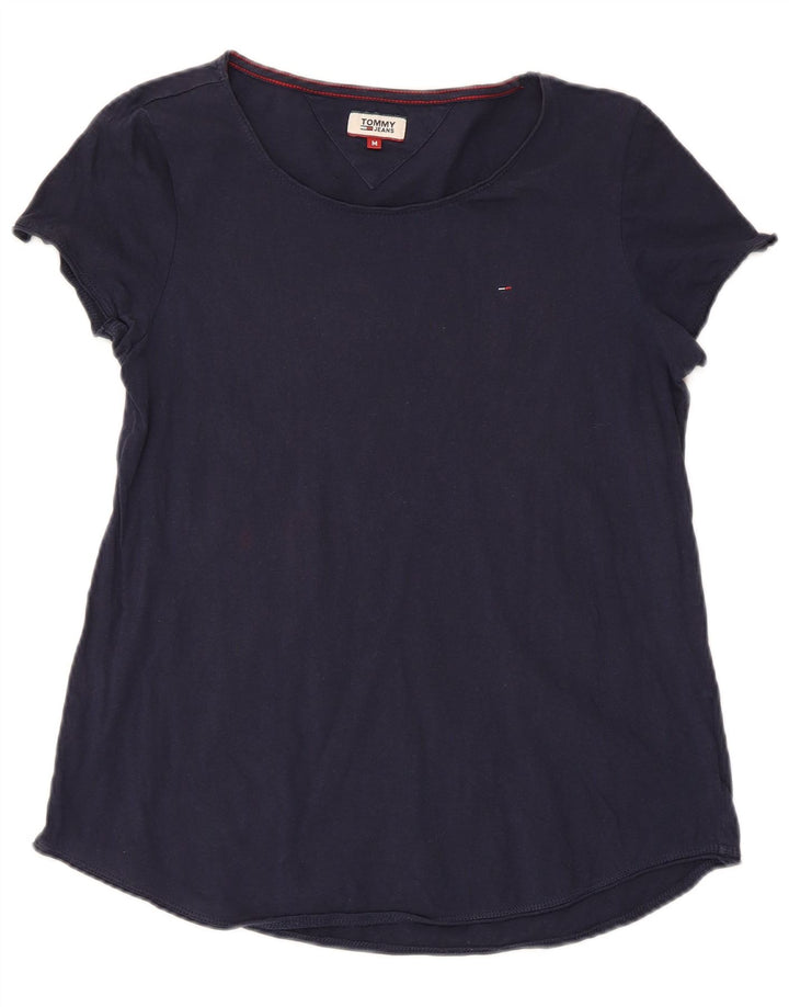 T-shirt da donna Tommy Hilfiger Top UK 12 medio blu navy