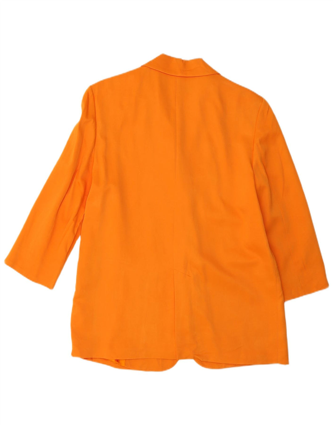 Giacca blazer oversize a 2 bottoni da donna Zara UK 10 piccola viscosa arancione