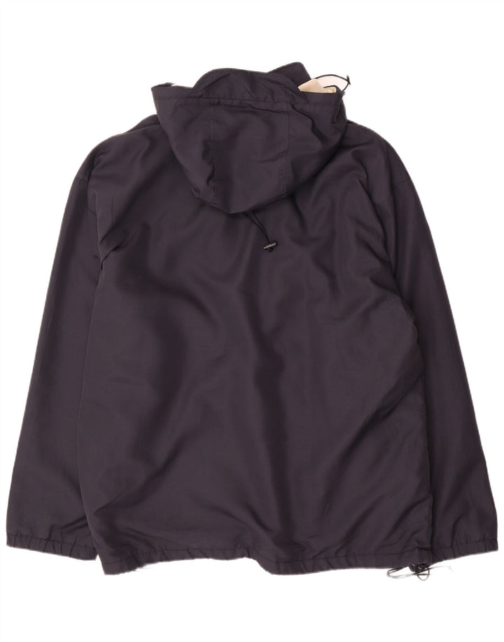 Giacca reversibile con cappuccio da uomo Kappa UK 40 Large blu navy in poliestere