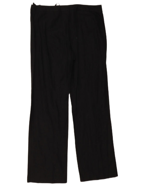 Pantaloni casual dritti da donna Marks & Spencer UK 14 Large W36 L33 neri