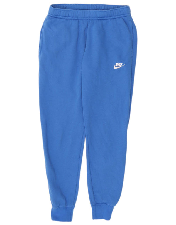 Pantaloni da tuta da donna Nike Joggers UK 10 Small Blu Cotone