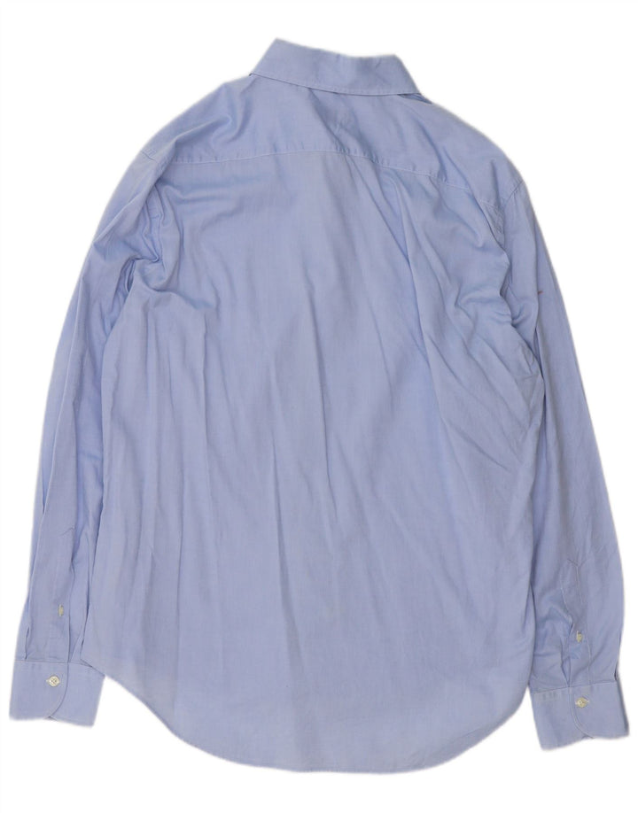 Camicia da uomo Fay taglia 44 17 1/2 XL cotone blu