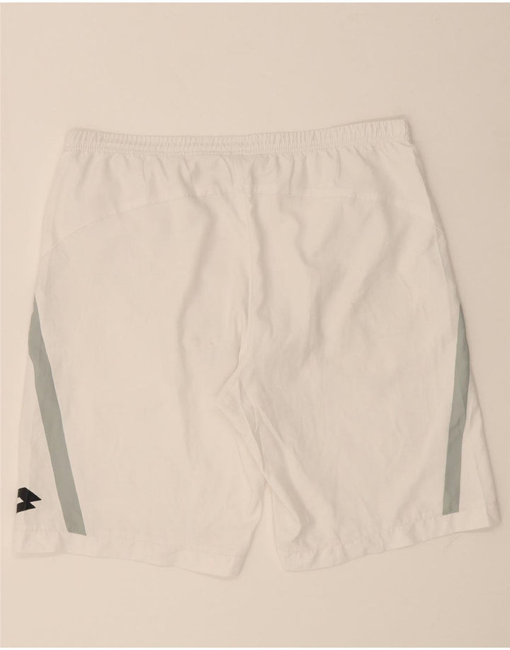 LOTTO Mens Sport Shorts XL White Colourblock Polyester