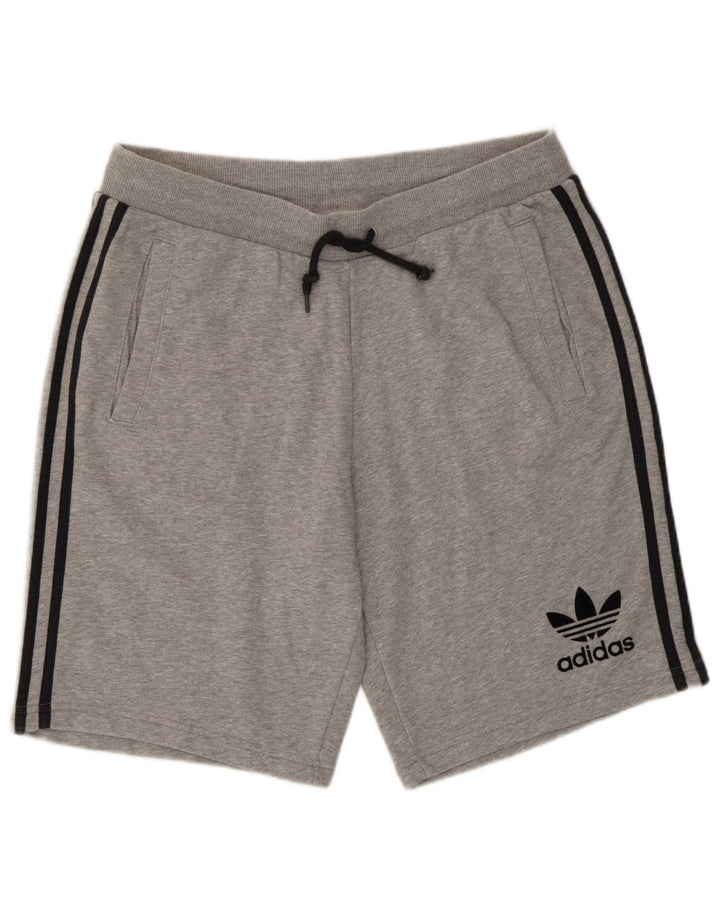 Pantaloncini sportivi Adidas da uomo grandi grigi screziati