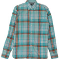 Camicia da uomo Tommy Hilfiger piccola in cotone a quadri turchesi