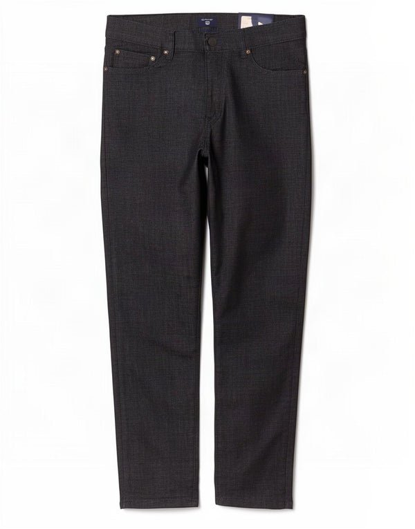 Jeans uomo slim affusolati Gant W32 L30 cotone blu navy