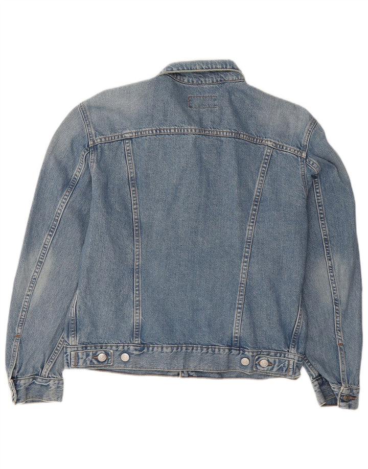 CARRERA Mens Denim Jacket UK 38 Medium Blue Cotton