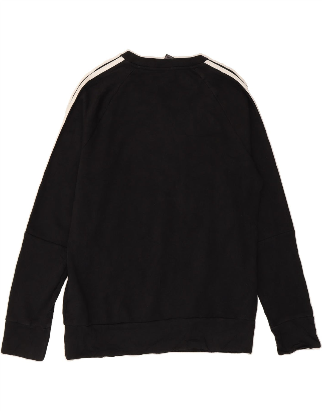 ADIDAS Mens Sweatshirt Jumper UK 12/14 Medium Black Cotton Vintage Adidas and Second-Hand Adidas from Messina Hembry 