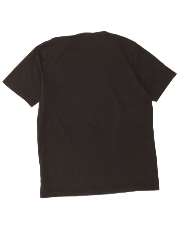 T-shirt da uomo Puma Top in cotone nero medio