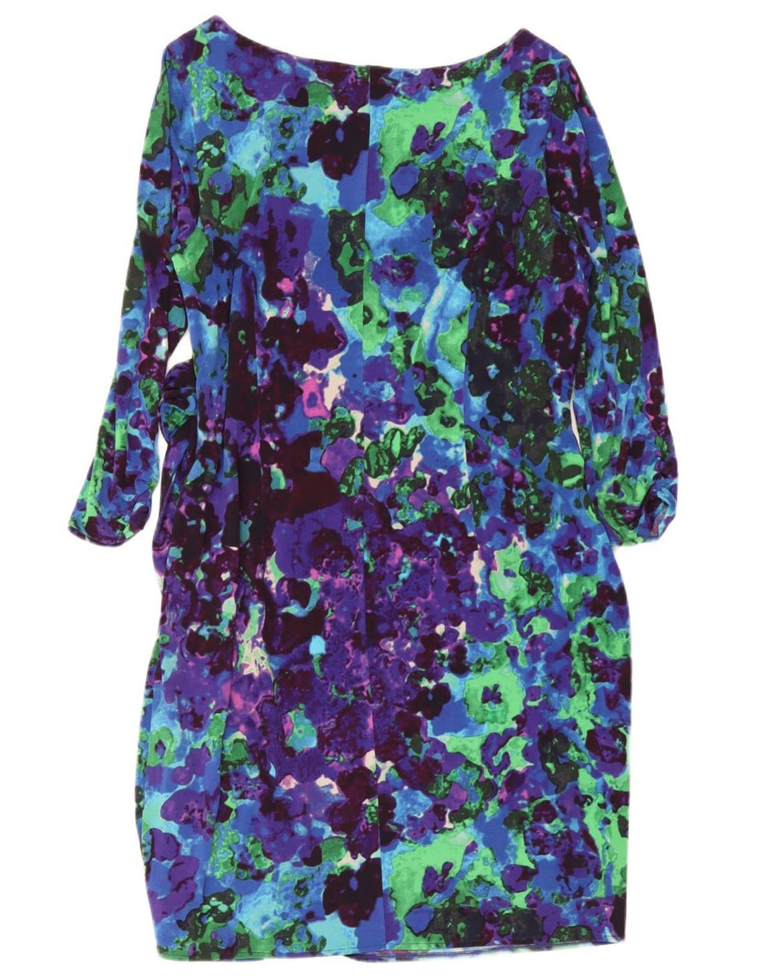 Abito a trapezio con maniche a 3/4 con motivo astratto da donna Coast UK 18 XL Blu