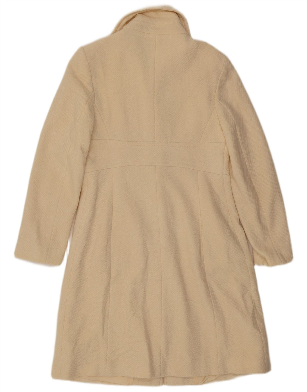 Soprabito da donna Oasis UK 10 piccolo in lana bianco sporco