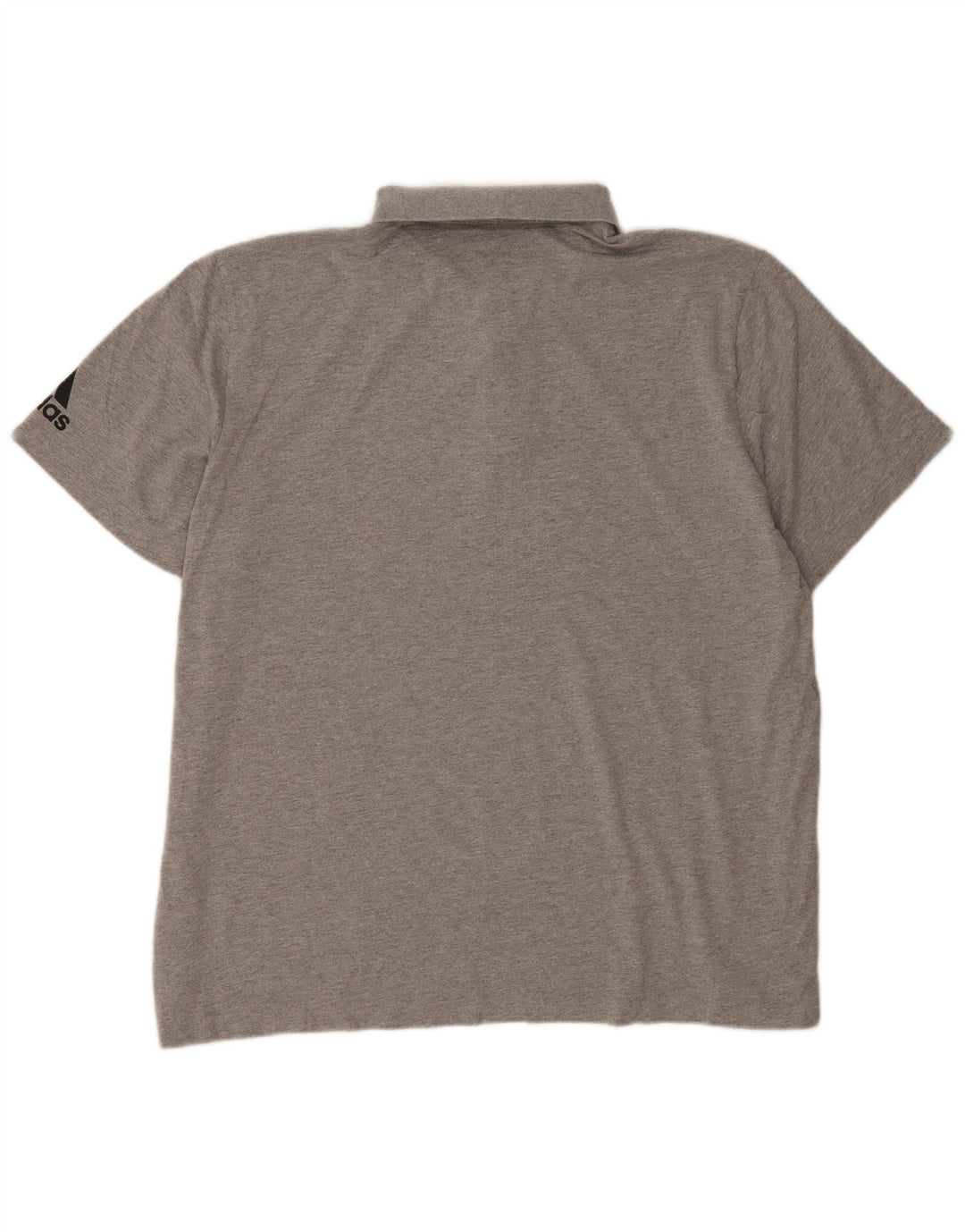 Polo Adidas da uomo 2XL in cotone grigio