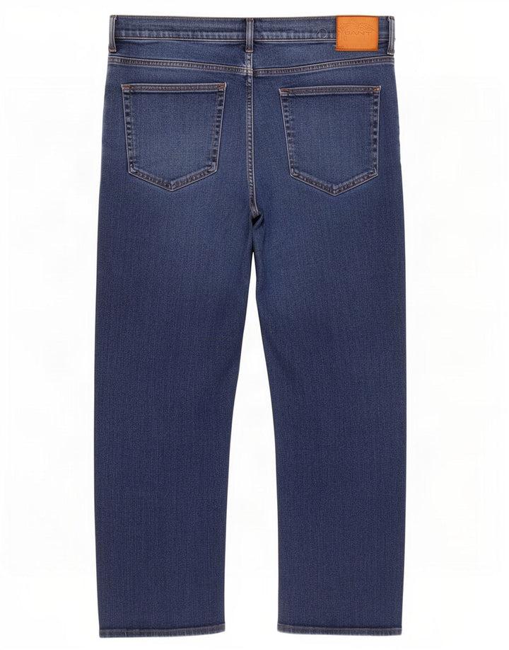 Jeans dritti da uomo vestibilità regolare Gant W42 L29 Blu