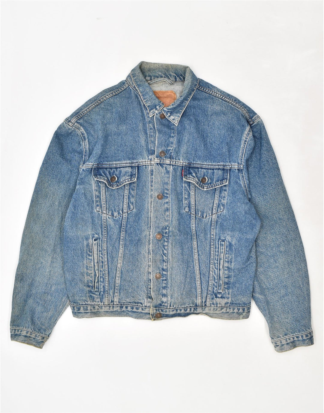 Giacca di jeans da uomo LEVI'S UK 42 XL Cotone blu